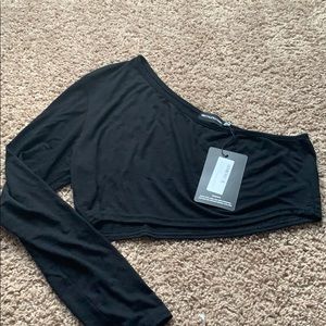 one shoulder top